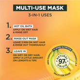 Garnier - Garnier Ultra Doux Banana Vegan Hair Food 3in1 Mask for dry hair, Boosted with Vitamins C, E & F | MazenOnline